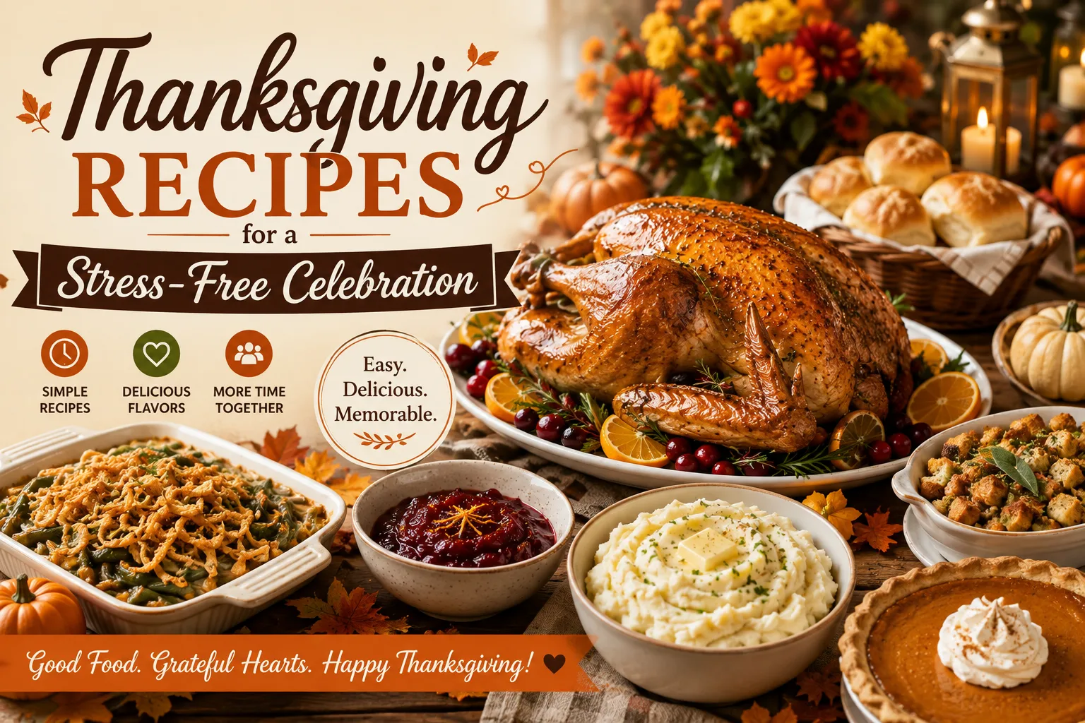 Easy Thanksgiving Recipes for a Stress-Free Celebration